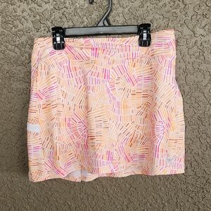 Nike Golf Skirt Pleated Skort Patterned SZ Small